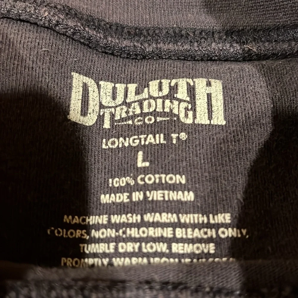 Duluth Longtail mock T shirt Large - Picture 3 of 3